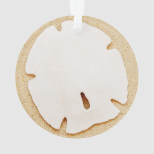 Sand Dollar on the Beach Ornament