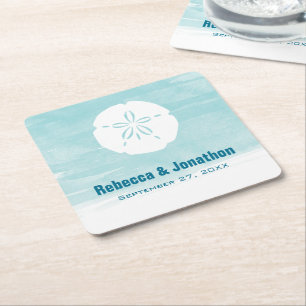 Sand Dollar Paper Coasters