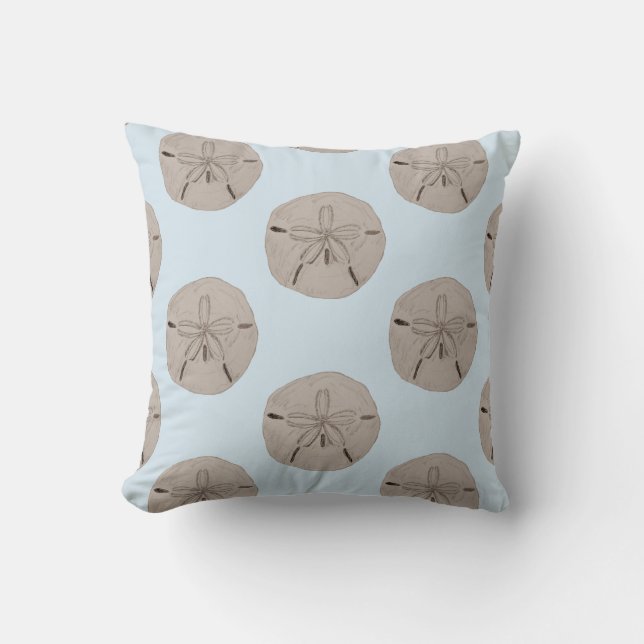 Sand Dollar Pattern Pillow (Front)