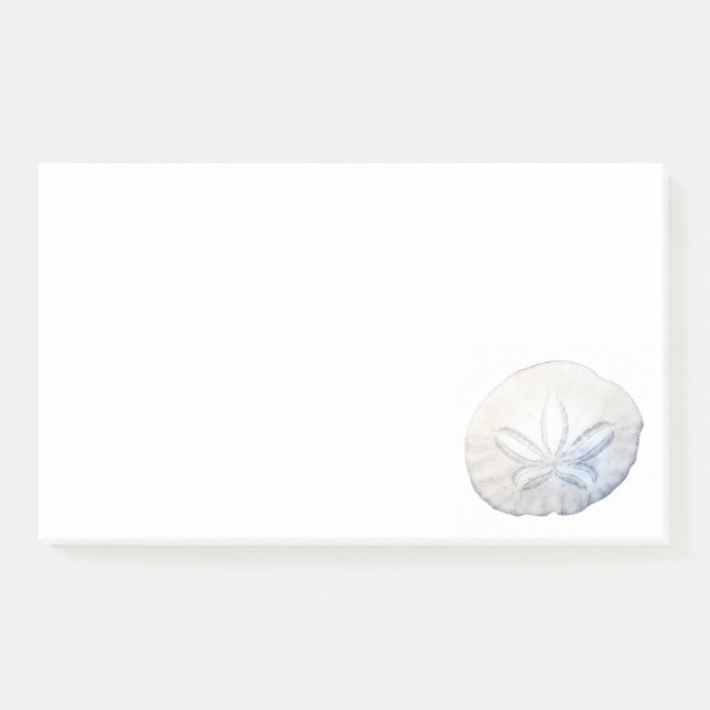 Sand Dollar Photo 10x6 Notes Stationery (Front)