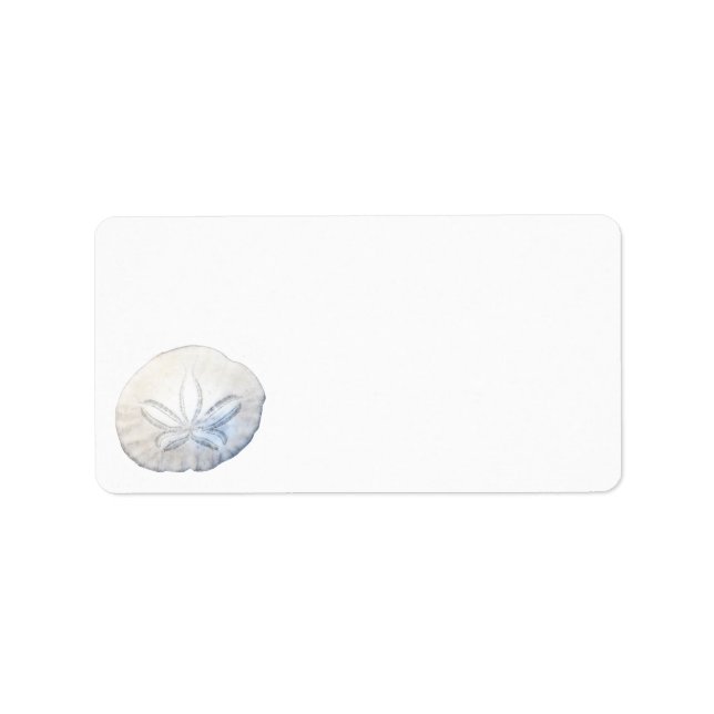 Sand Dollar Photo Address Label (Front)