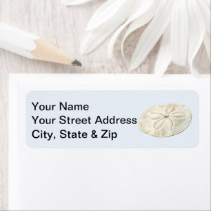 Sand Dollar Return Address Label