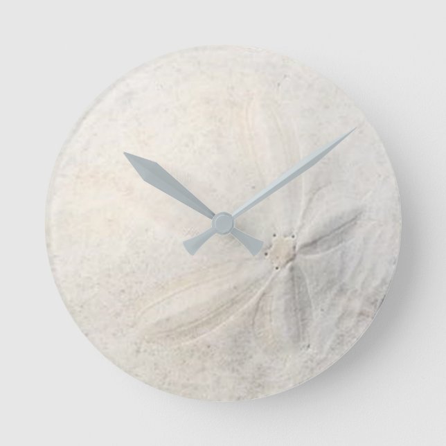 Sand Dollar Round Clock (Front)