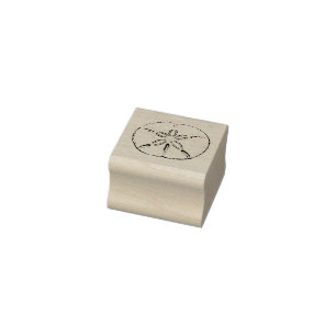 Sand Dollar Rubber Stamp