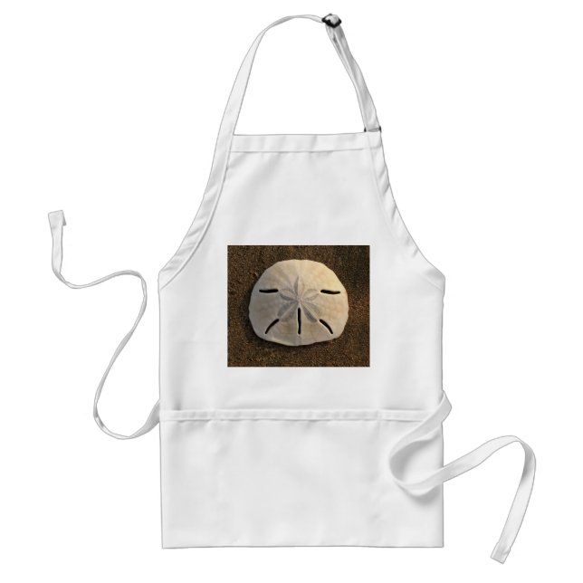 Sand Dollar Sea Shell Sand Beach Apron (Front)