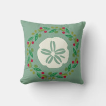 Sand Dollar Seashell Christmas Wreath