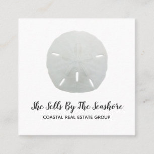 Sand Dollar Square Business Card