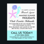 Sand Dollar, Starfish, Seahorse, Travel Agent Flyer<br><div class="desc">Sand Dollar,  Starfish,  Seahorse,  Travel Agent Advertising Flyers By The Business Card Store.</div>