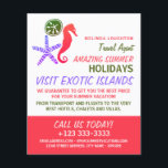 Sand Dollar, Starfish, Seahorse, Travel Agent Flyer<br><div class="desc">Sand Dollar,  Starfish,  Seahorse,  Travel Agent Advertising Flyers By The Business Card Store.</div>