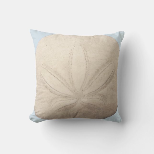 Sand Dollar Throw Pillow (Front)