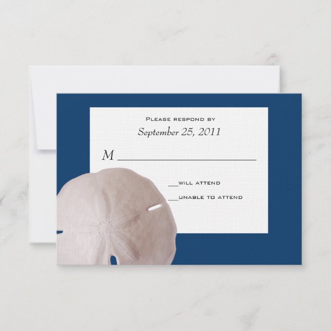 Sand Dollar Wedding/ Response (Front)
