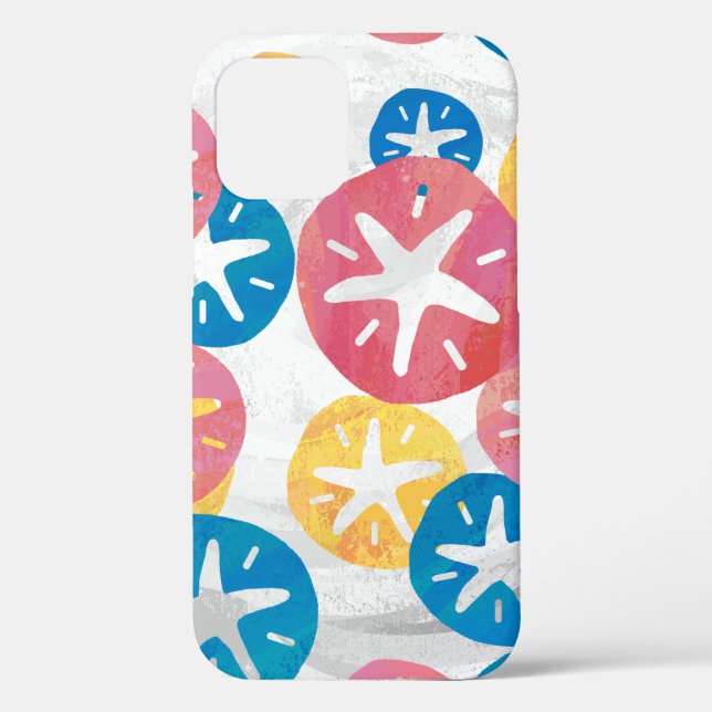 Sand Dollar Yellow Red Blue Pattern Case-Mate iPho iPhone Case (Back)