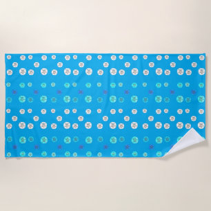 sand dollars beach towel