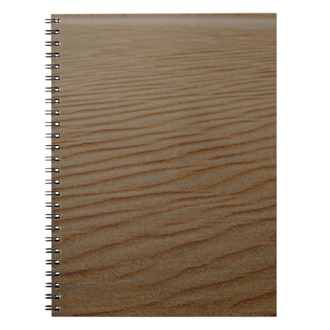 Sand Dune Abstract by Shirley Taylor Notebook (Front)