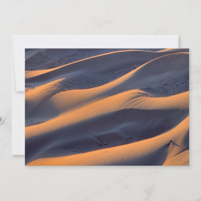 Sand Dune Abstract Thank You Card (Front)