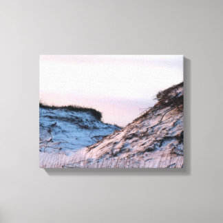 Sand Dune at Dusk photo on a Canvas Print