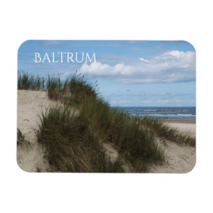 Sand Dune, Grass, North Sea Beach, Baltrum Island Magnet