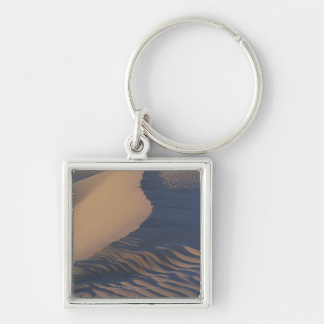Sand dunes at Mesquite Flats Key Ring (Front)