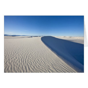 Sand dunes at White Sands National Monument in