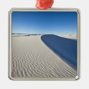Sand dunes at White Sands National Monument in Metal Tree Decoration