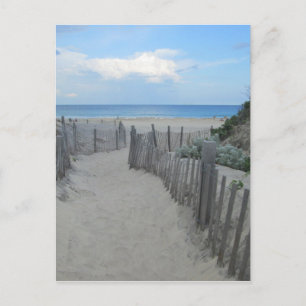 Sand Dunes Block Island Postcard