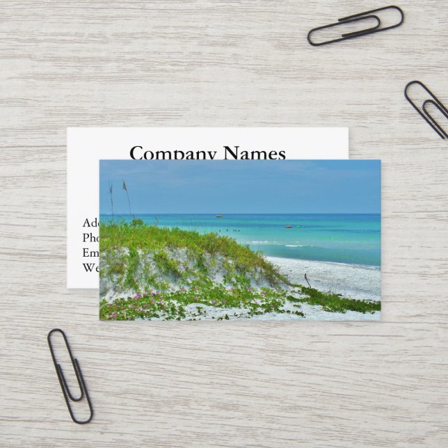 Sand Dunes Business Card (Front/Back In Situ)
