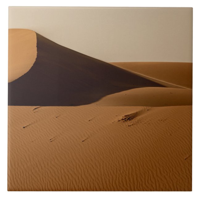 Sand Dunes Desert Landscape Ceramic Tile (Front)