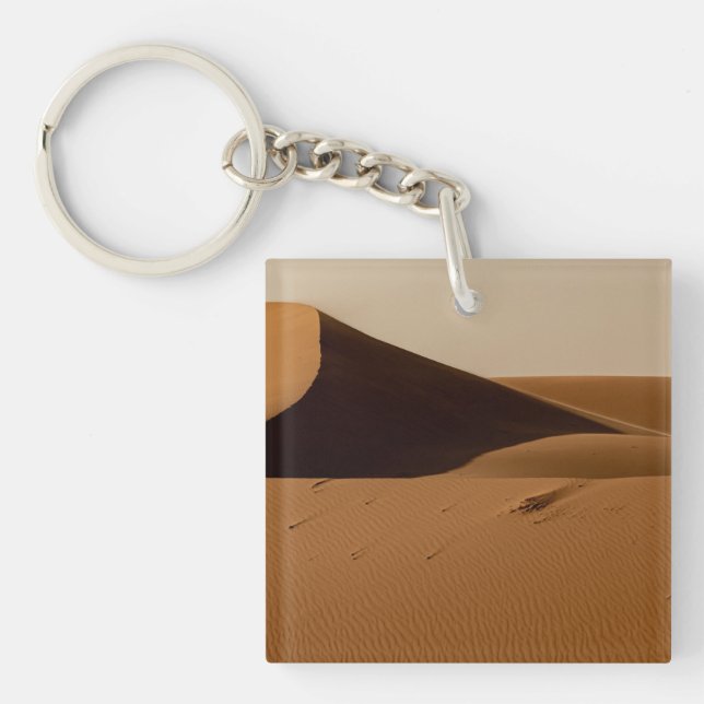 Sand Dunes Desert Landscape Key Ring (Front)