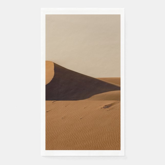 Sand Dunes Desert Landscape Napkin (Front)