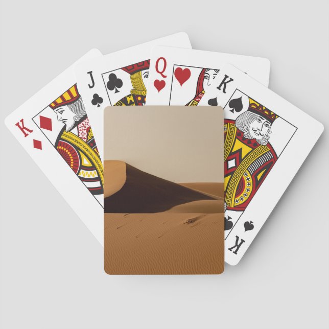 Sand Dunes Desert Landscape Playing Cards (Back)
