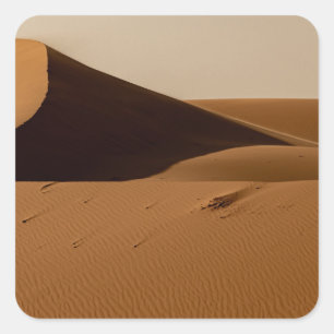 Sand Dunes Desert Landscape Square Sticker