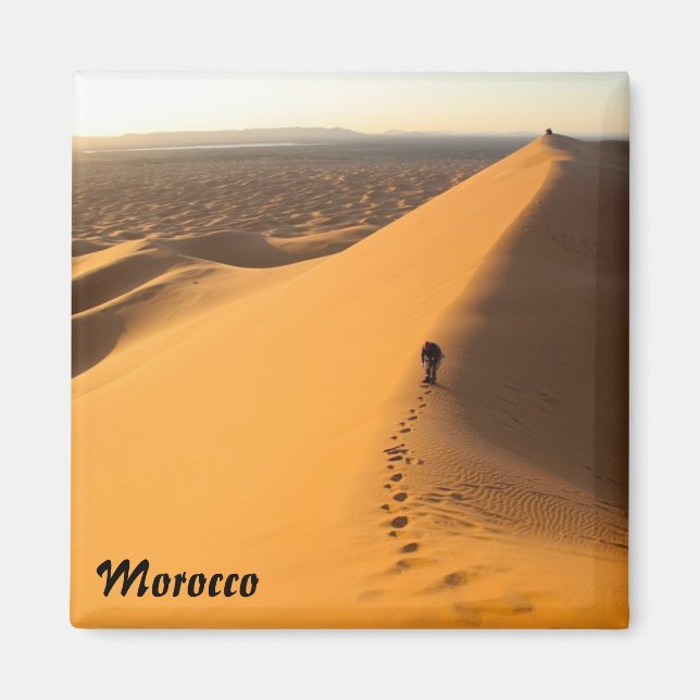 Sand Dunes in Morocco magnet (Front)