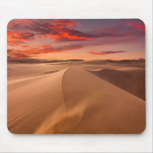 Sand Dunes in the Desert at Sunset Mouse Pad