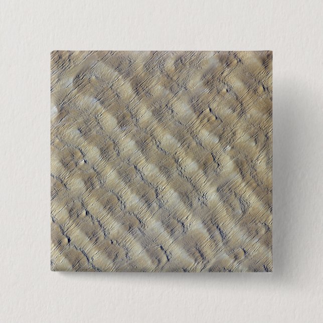 Sand dunes in the Fachi-Bilma erg 15 Cm Square Badge (Front)