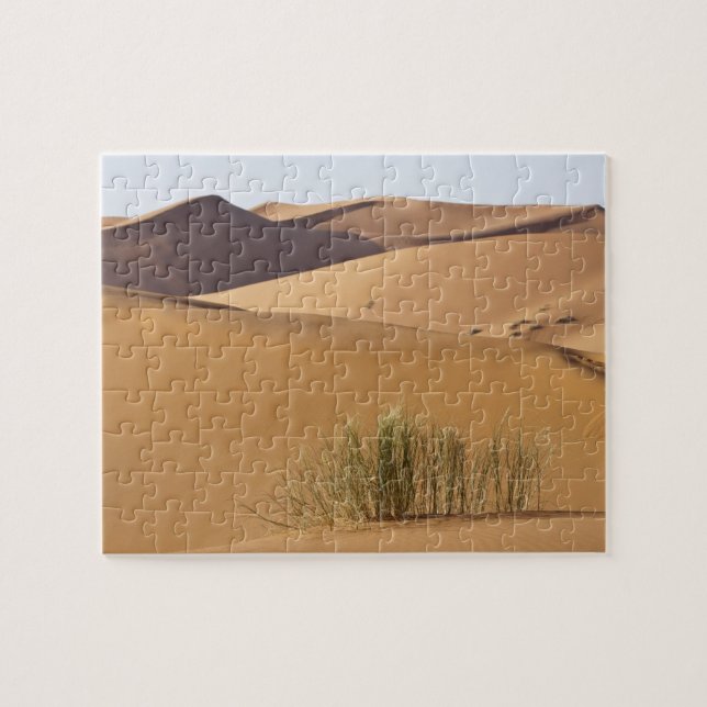 Sand dunes, Sahara desert, Morocco Jigsaw Puzzle (Horizontal)