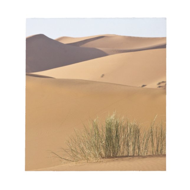 Sand dunes, Sahara desert, Morocco Notepad (Front)