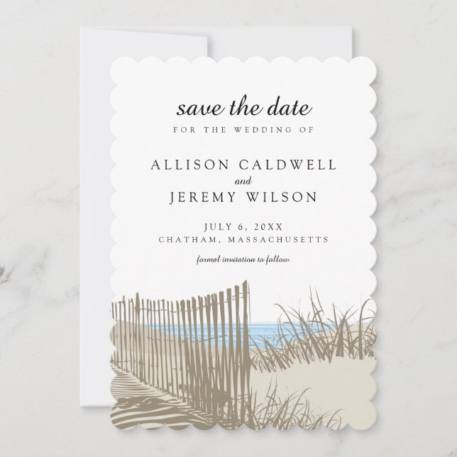 Sand Dunes |  Save the Date (Front)