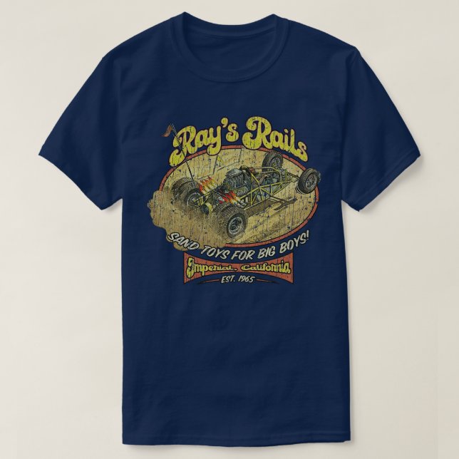 Sand Dunes TShirtRays Rails 96 TShirt (Design Front)