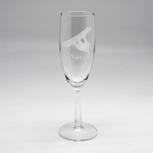 Sand Etched Flute #16