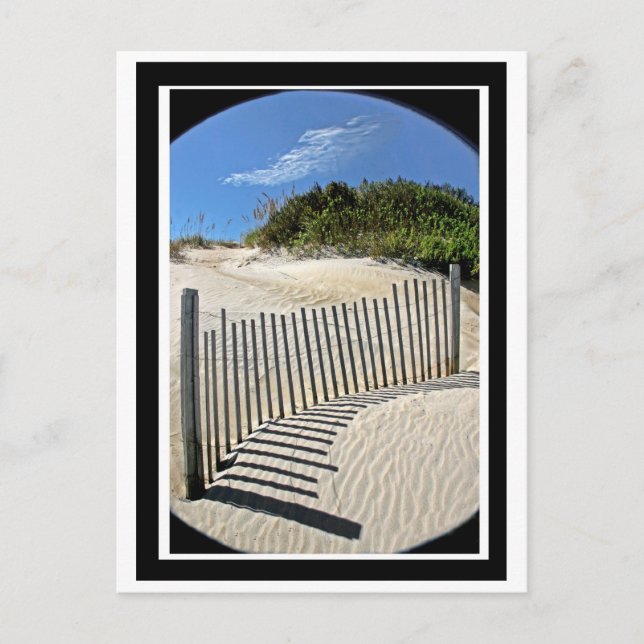 Sand fence postcard (Front)