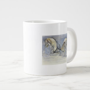 Sand Gazelles 2009 3 Large Coffee Mug