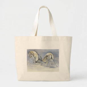 Sand Gazelles 2009 3 Large Tote Bag