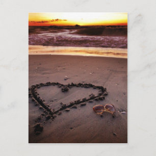 Sand Heart Postcard