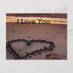 Sand Heart Postcard