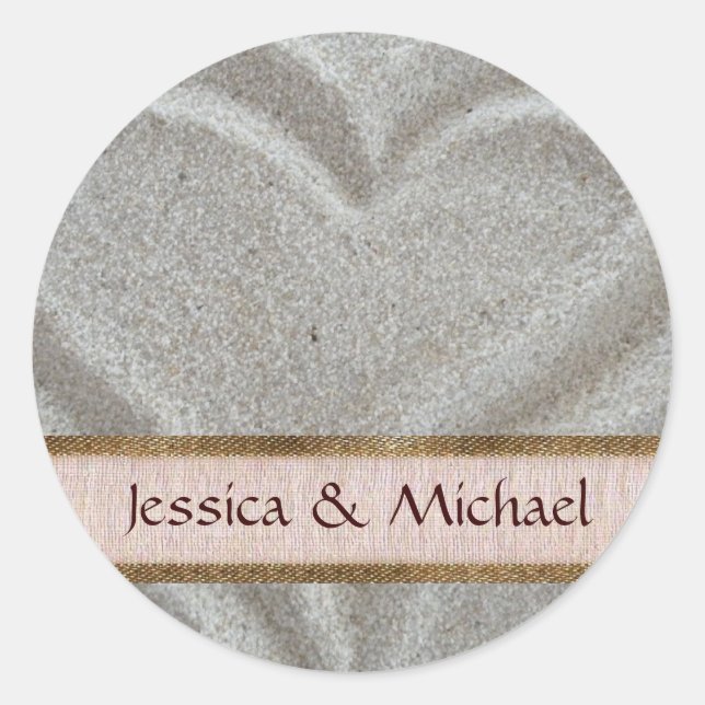 Sand Heart Stickers (Front)