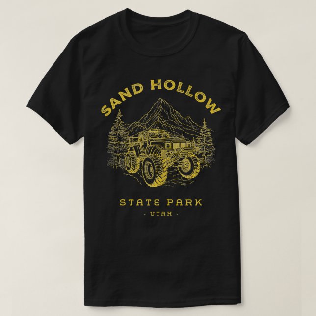 Sand Hollow State Park ATV UTV OHV Quad Offroad  T-Shirt (Design Front)