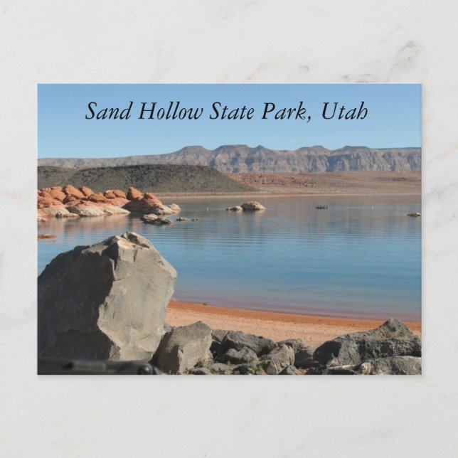 Sand Hollow State Park, Utah Postcard (Front)