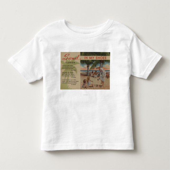 Sand in my Shoes & Florida PoemFlorida Toddler T-Shirt (Front)