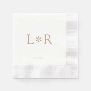 Sand & Ivory   Stylish Modern  Napkin