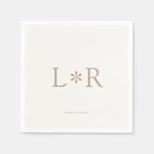 Sand & Ivory   Stylish Modern  Napkin